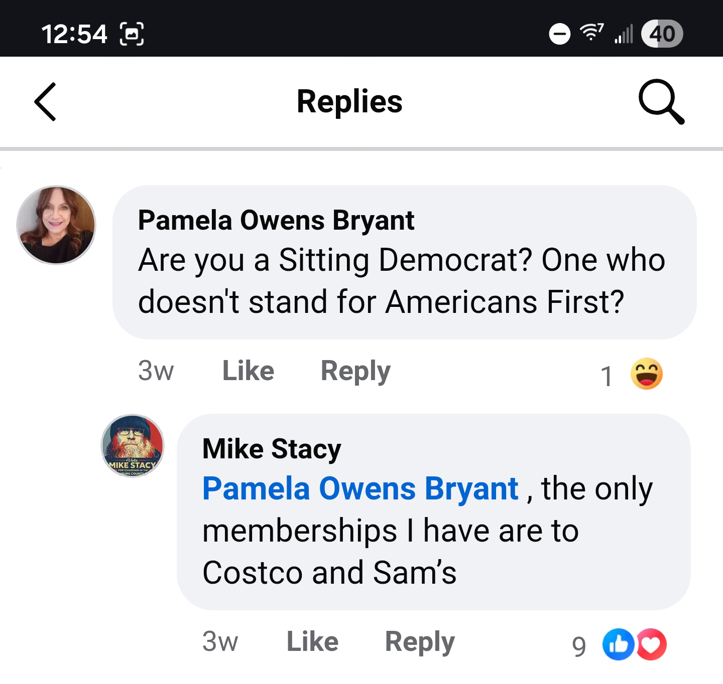 Mike Stacy neither liberal nor conservative?